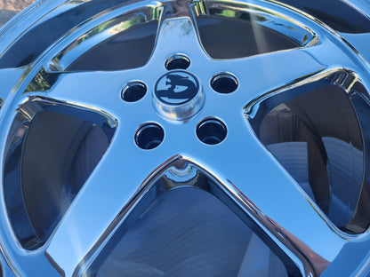 Chrome Walky Wheels