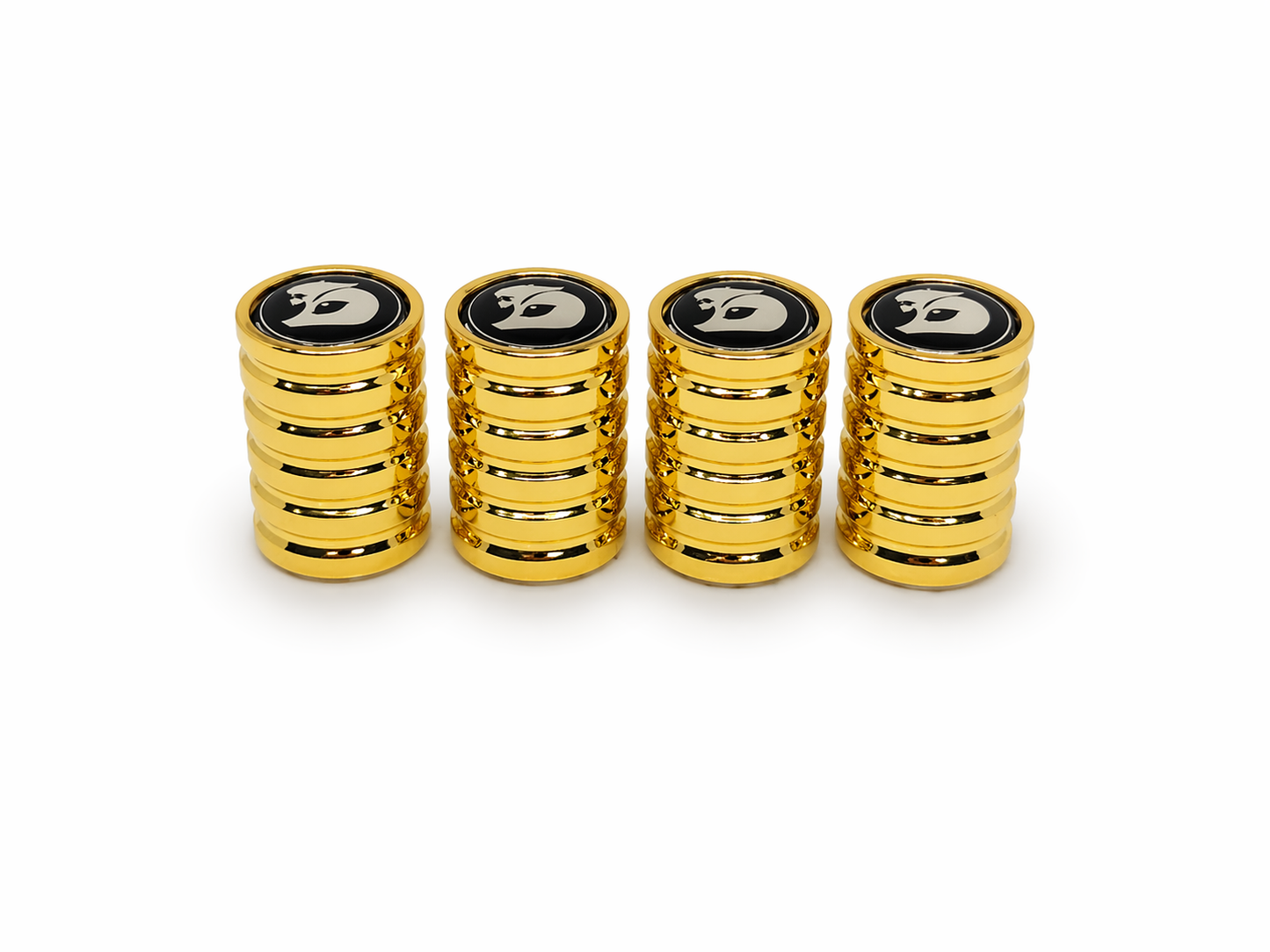 Gold Chrome HSV Metal Valve Caps