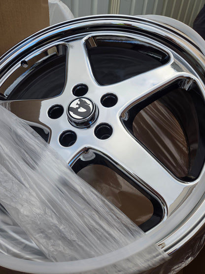 Shadow Chrome Walky Wheels