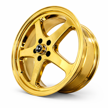 Gold Chrome Walky Wheels